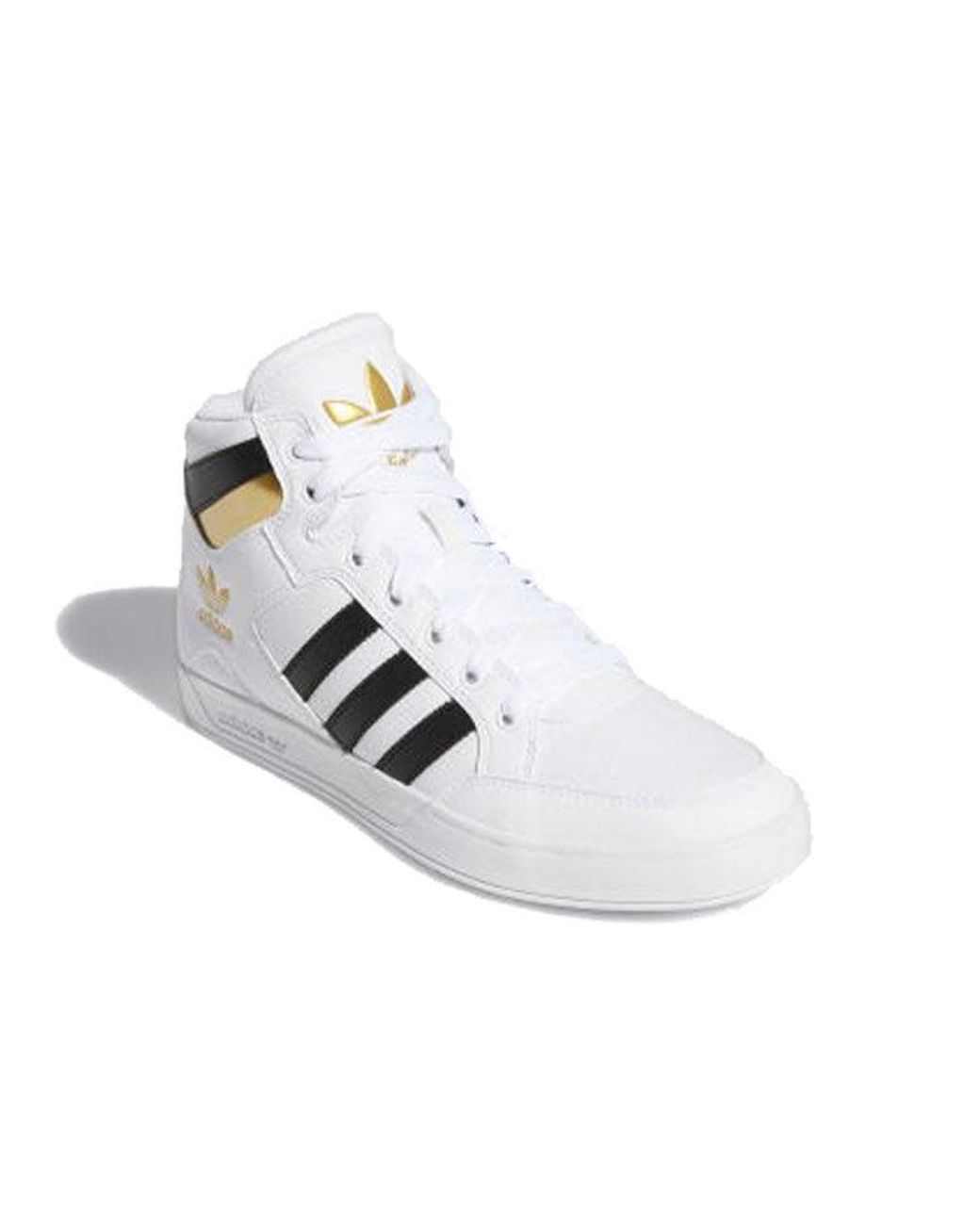 adidas Originals Adidas Hard Court High 'white Black Gold' for Men | Lyst