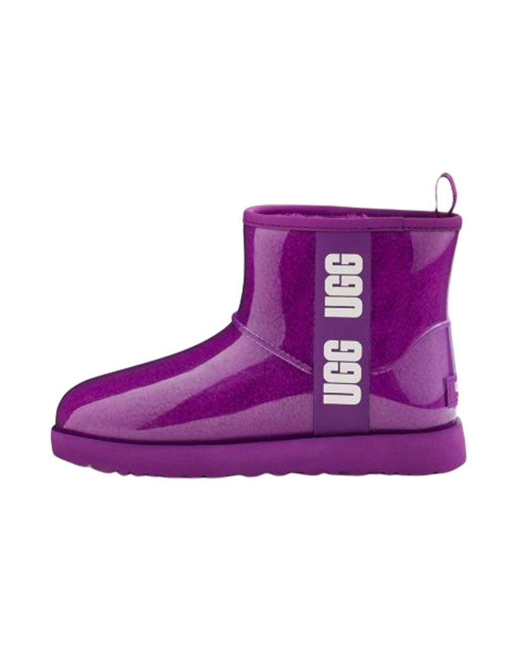 Ugg Purple Classic Clear Mini