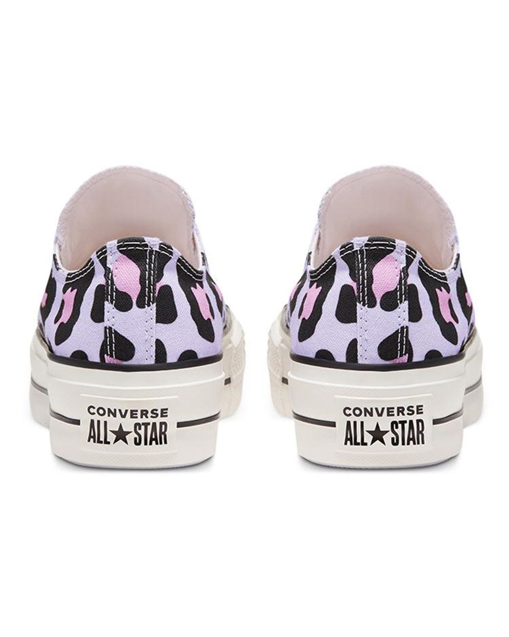 Converse White (Wmns) Chuck Taylor All Star Lift Low 'Leopard'