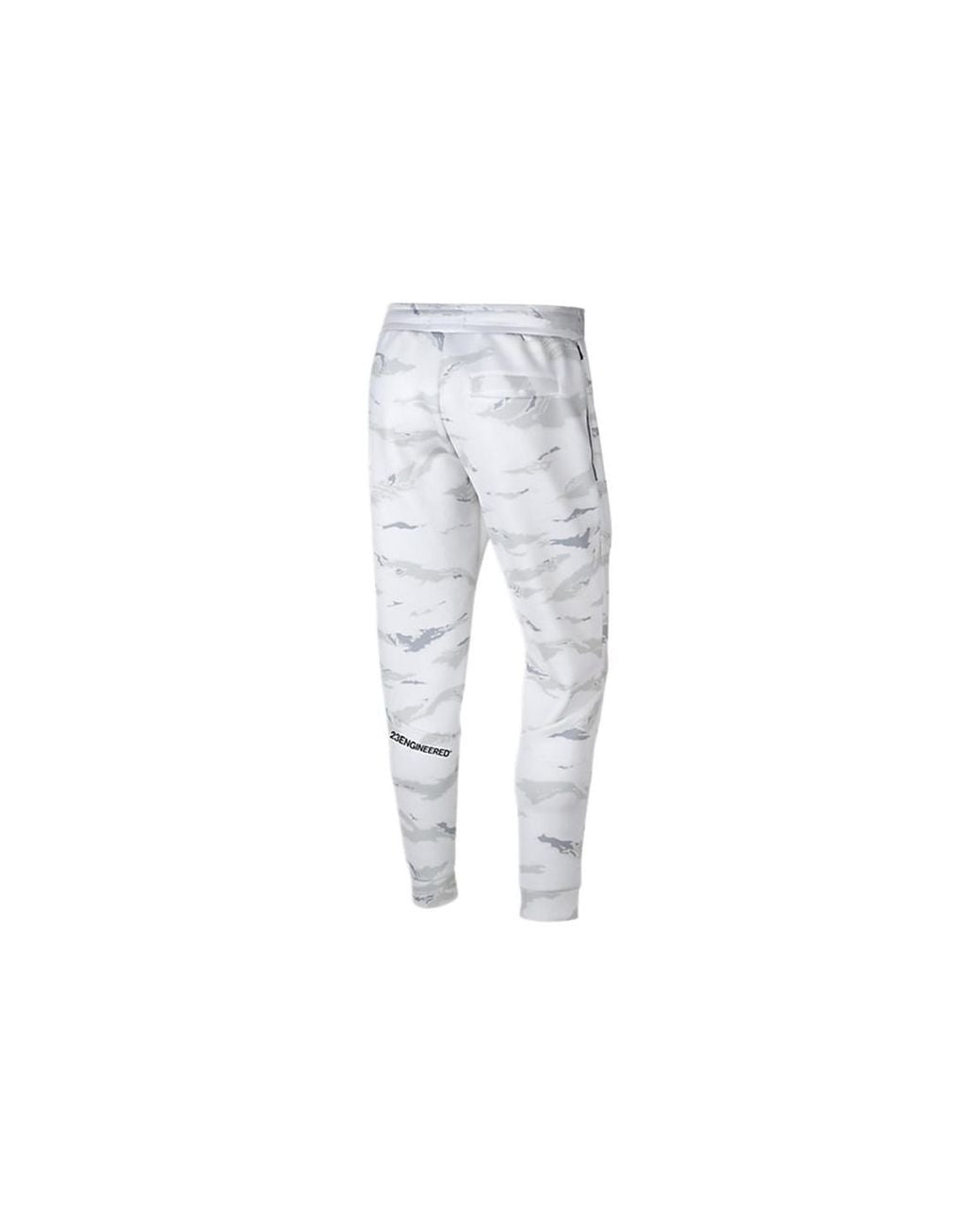 Nike Gray Casual Camouflage Drawstring Sports Pants/Trousers/Joggers for men