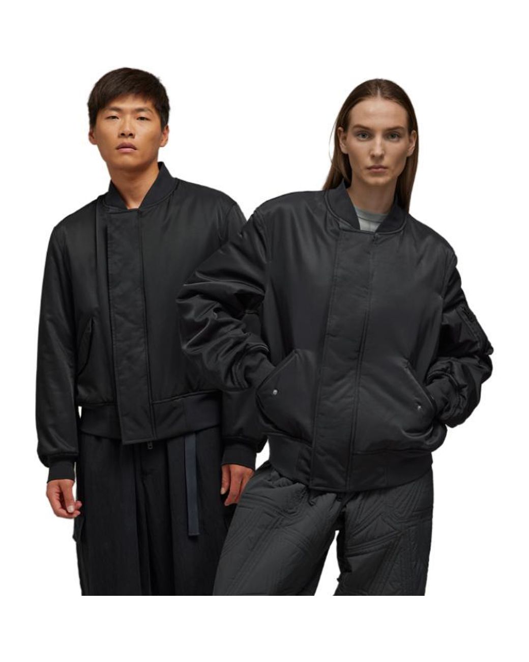 Adidas Black Y-3 Bomber Jacket
