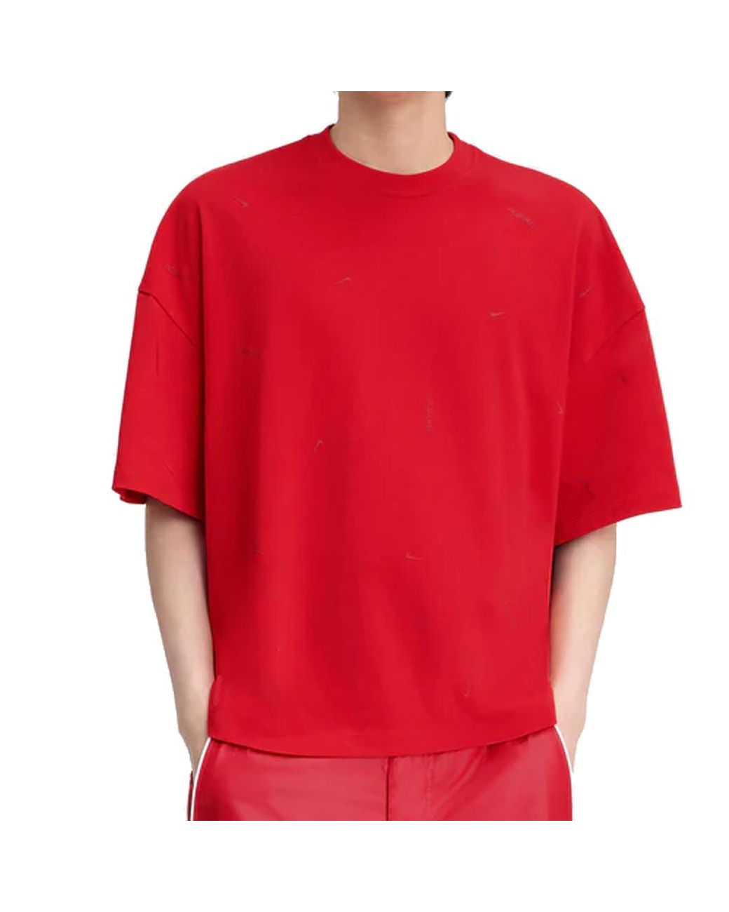 Nike Red X Jacquemus T-Shirt Asia Sizing 'Dark' for men