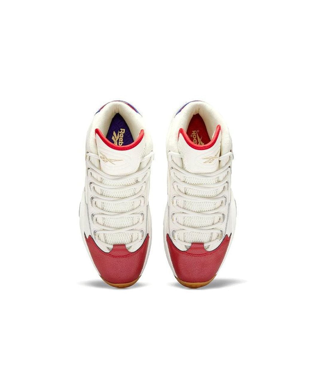 Reebok Question Mid Draft Night Red/white for men
