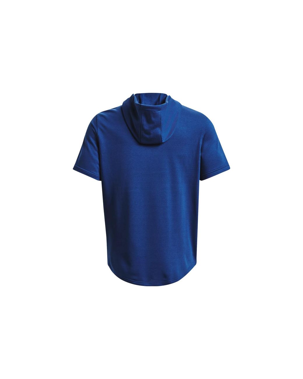 Under Armour Blue Project Rock Short Sleeve Hoodie for men