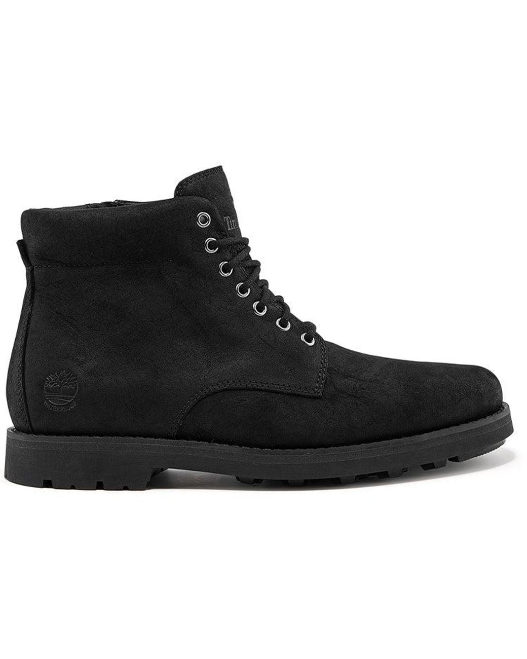 Timberland Black Alden Brook Side Zip Boots Full Grain' for men