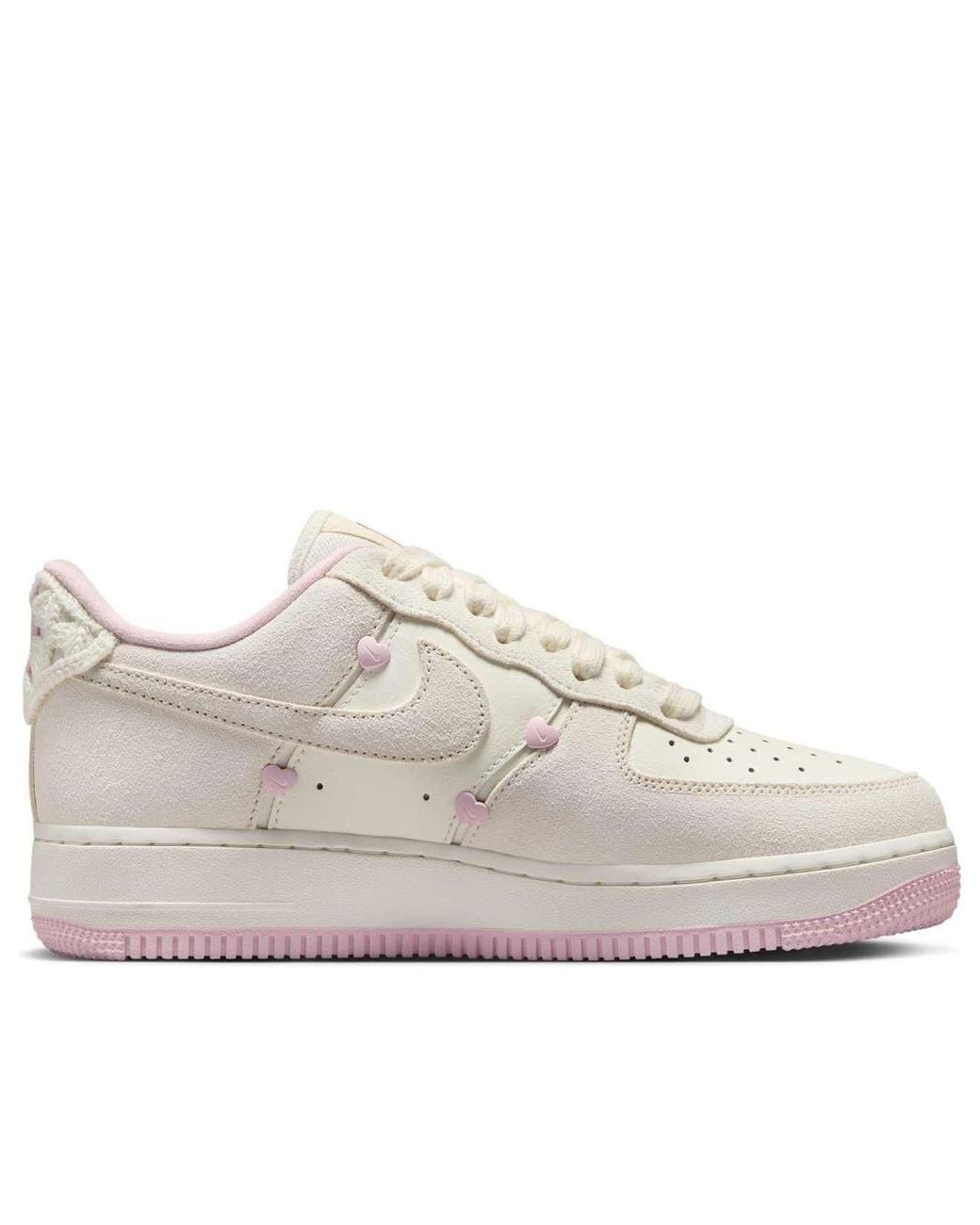 Nike White Air Force 1 Low "Valentine's Day" Sneakers