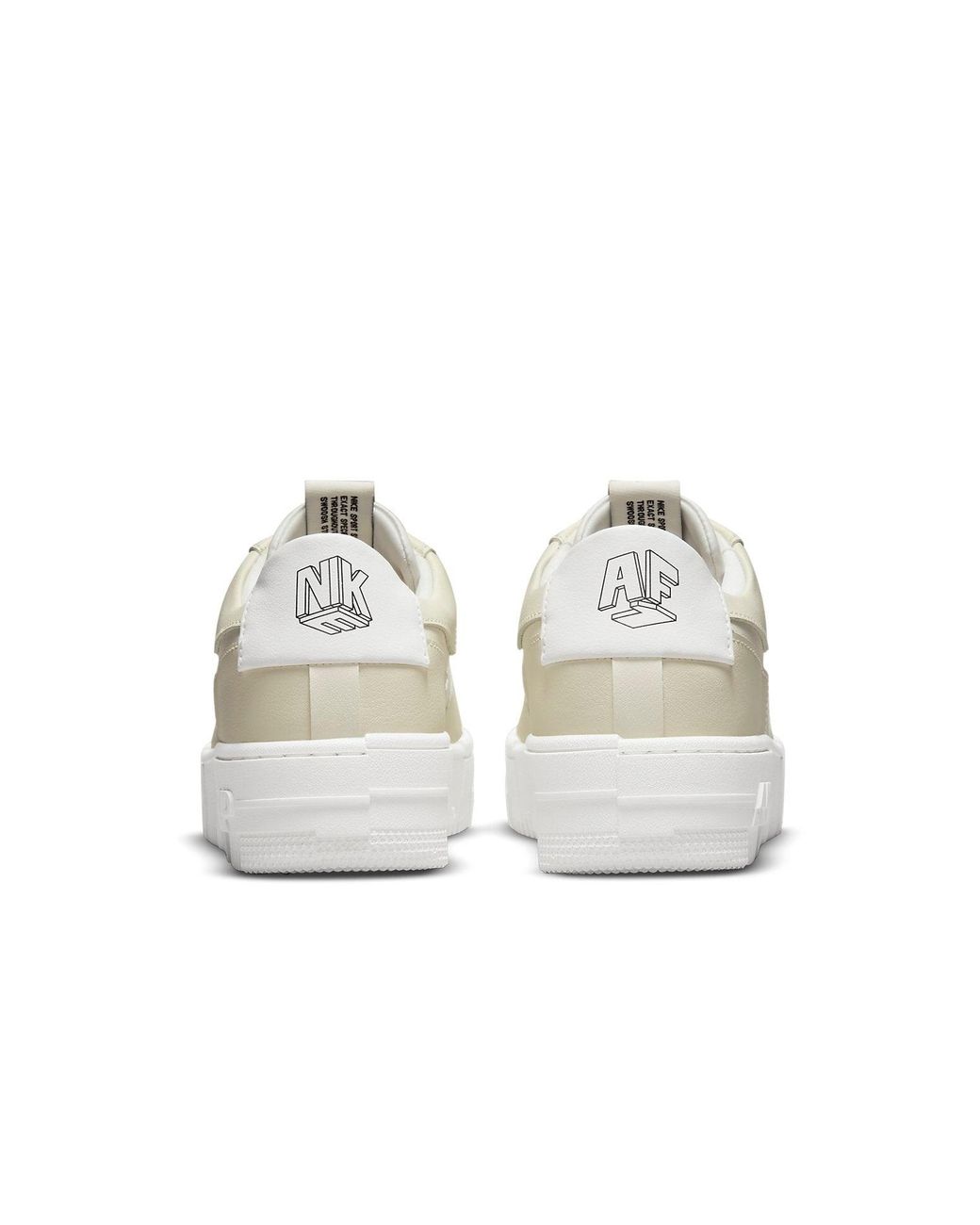 Nike White (Wmns) Air Force 1 Pixel 'Cashmere'