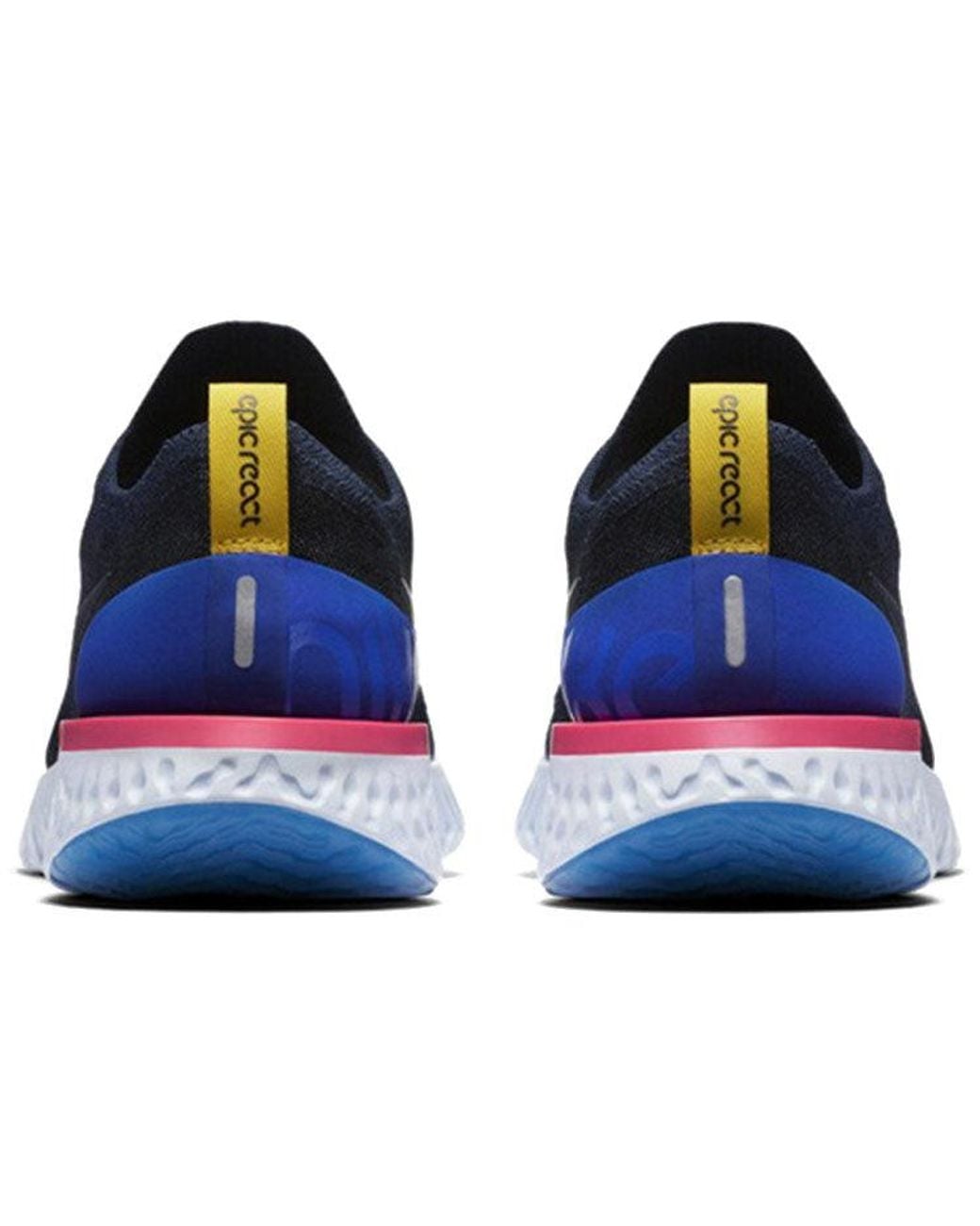 Nike Blue Epic React Flyknit 'College' for men
