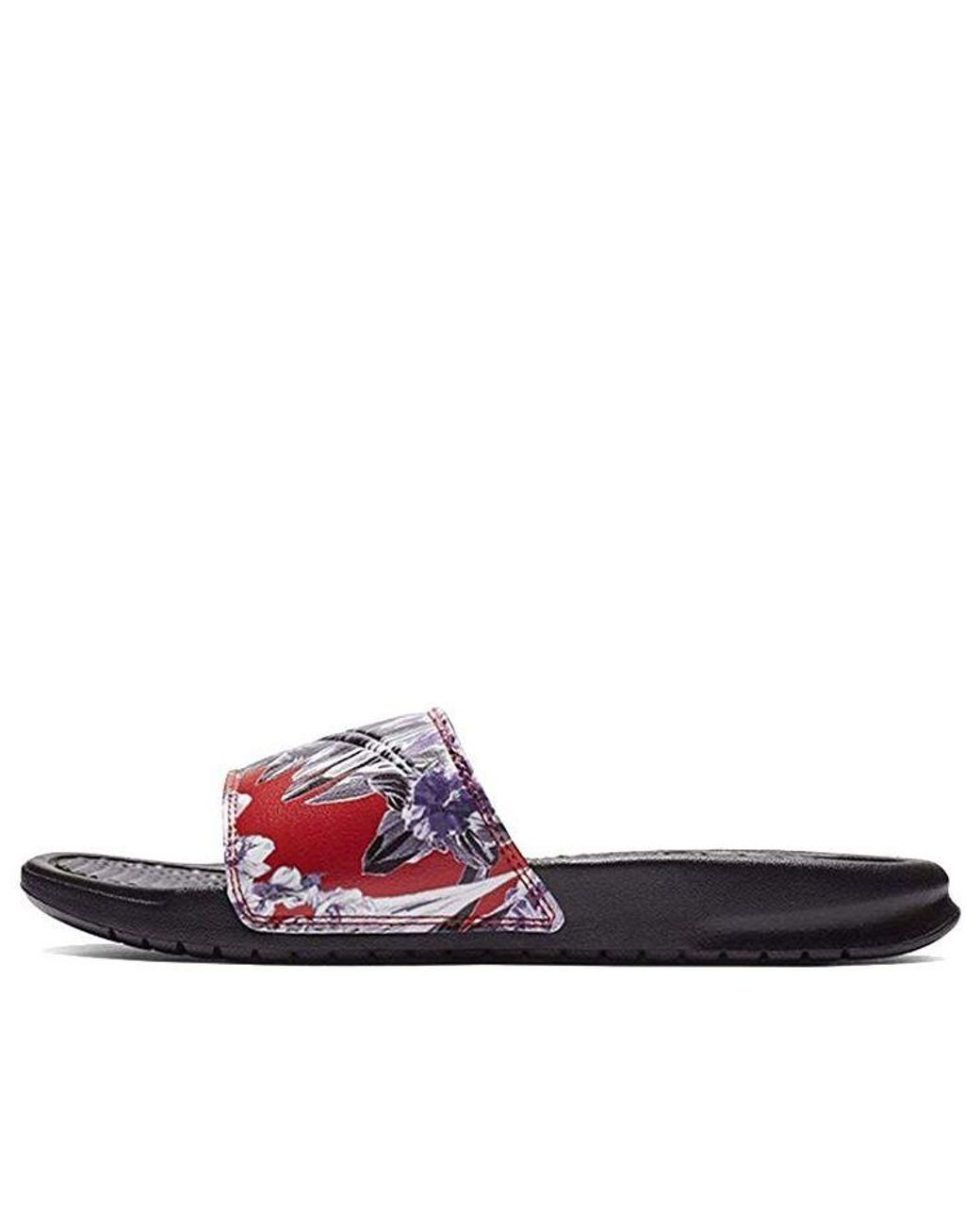 nike benassi floral