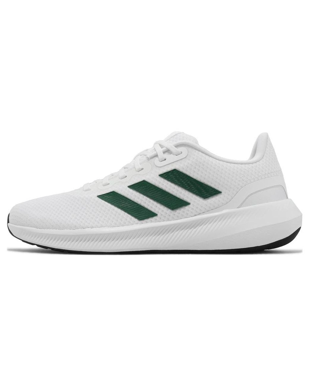 Adidas White Runfalcon 3.0 'Cloud Ggreen' for men