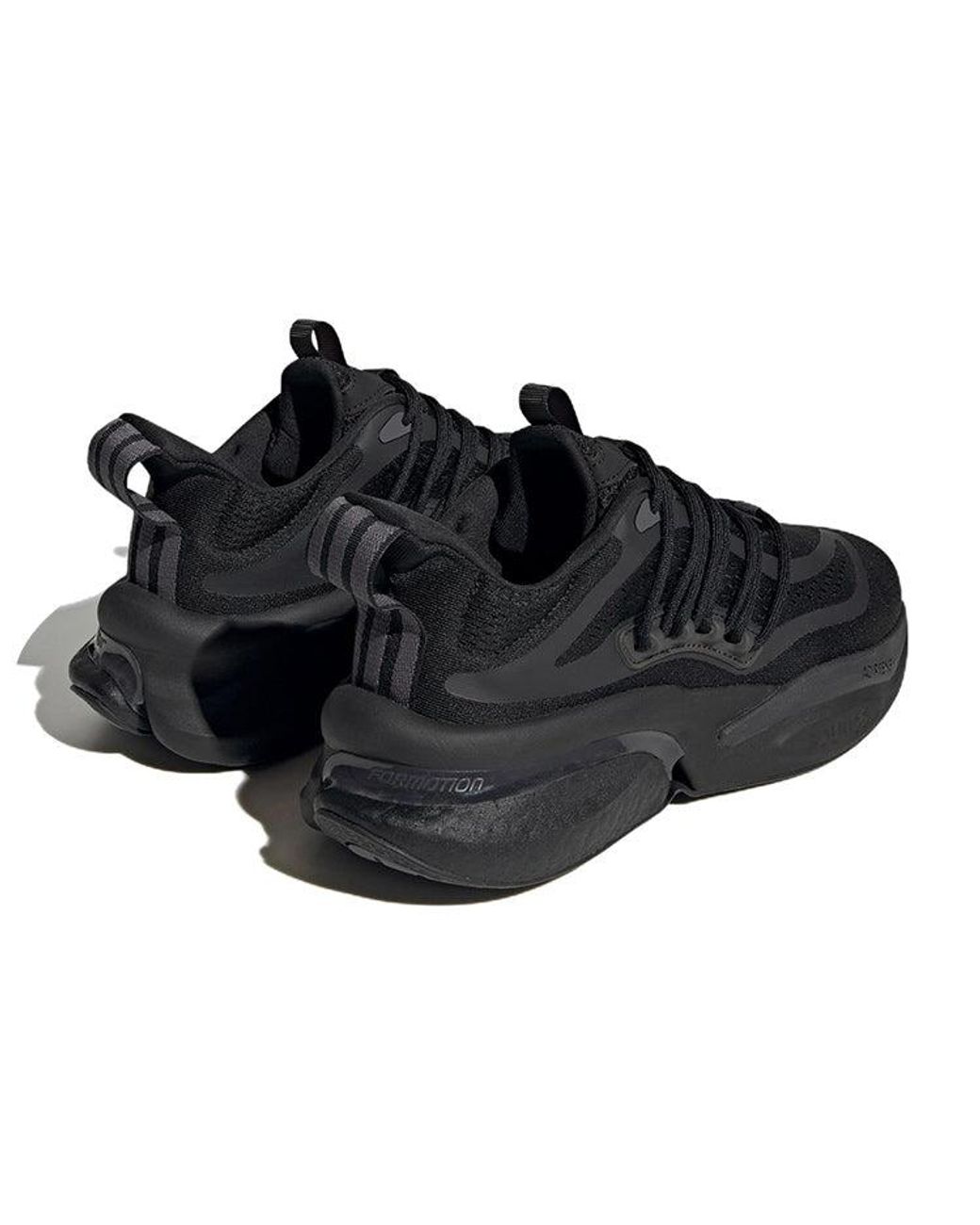 Adidas Black Alphaboost V1 Shoes 'Core' for men