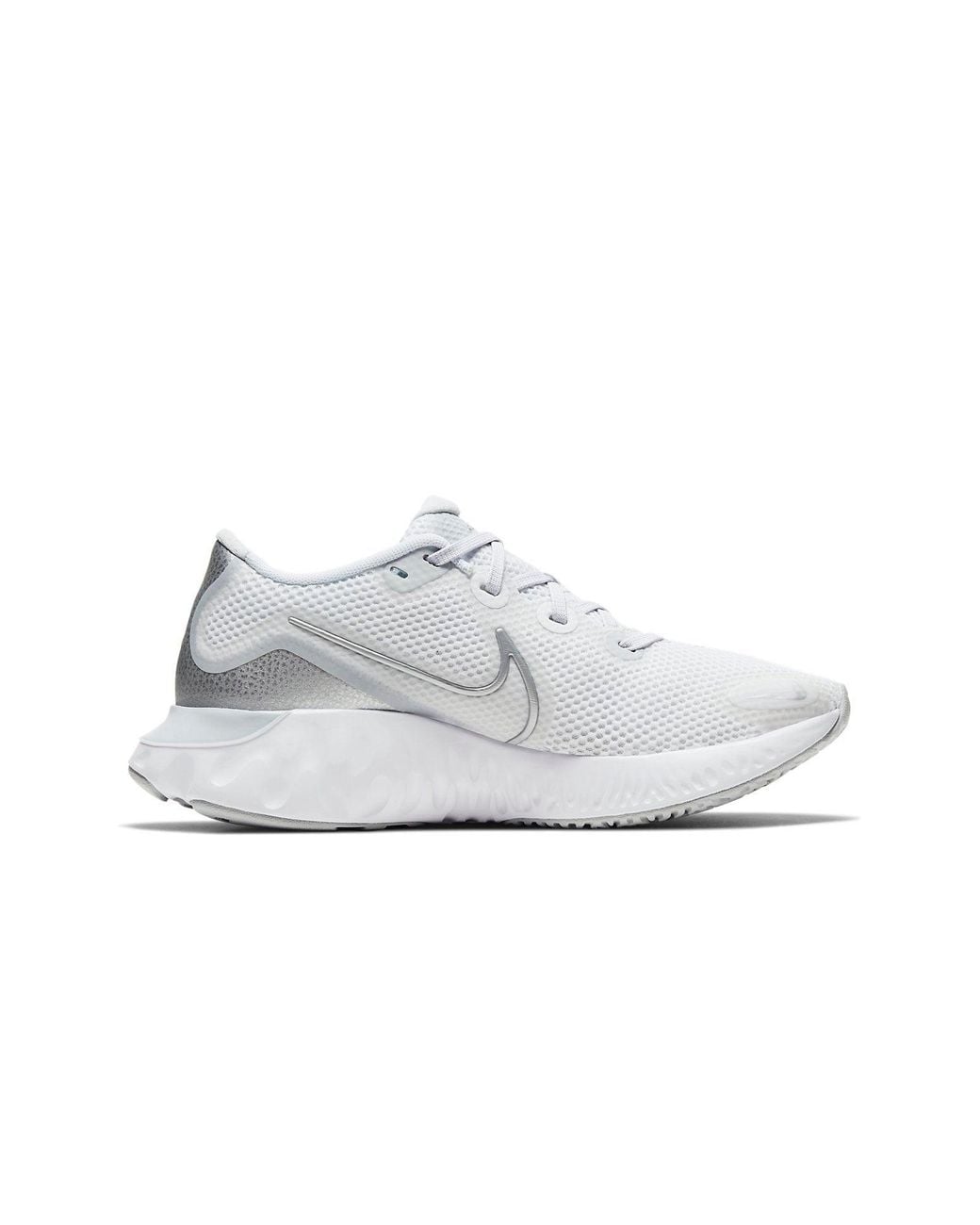 Nike White (Wmns) Renew Run Metallic'