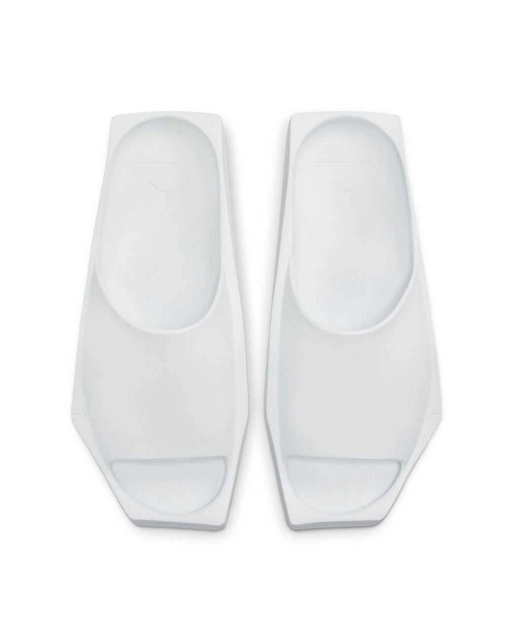 Nike White Hex Slides