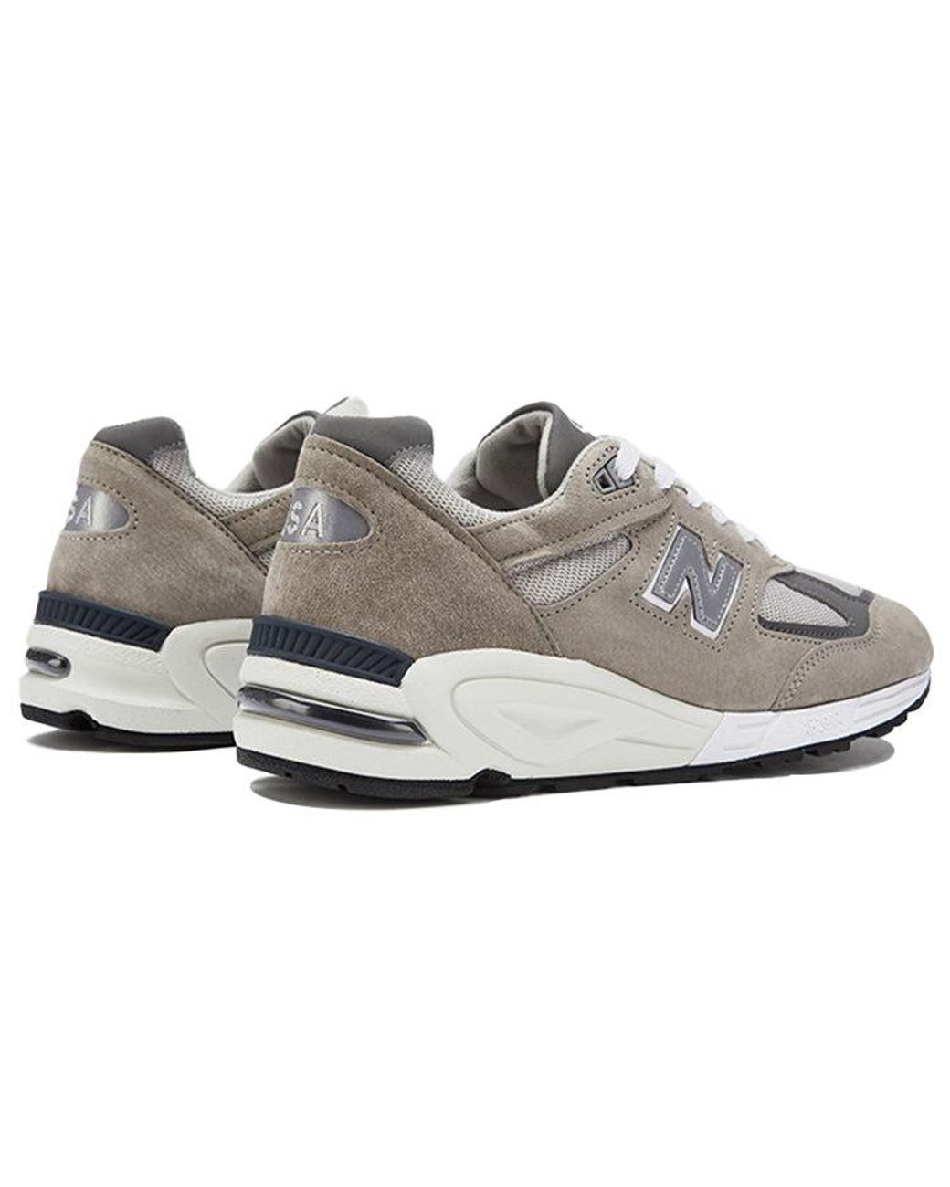 New Balance White 990V2 Made for men