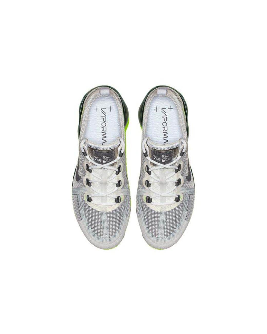 Nike White Air Vapormax 2019 'Lime Blast' for men