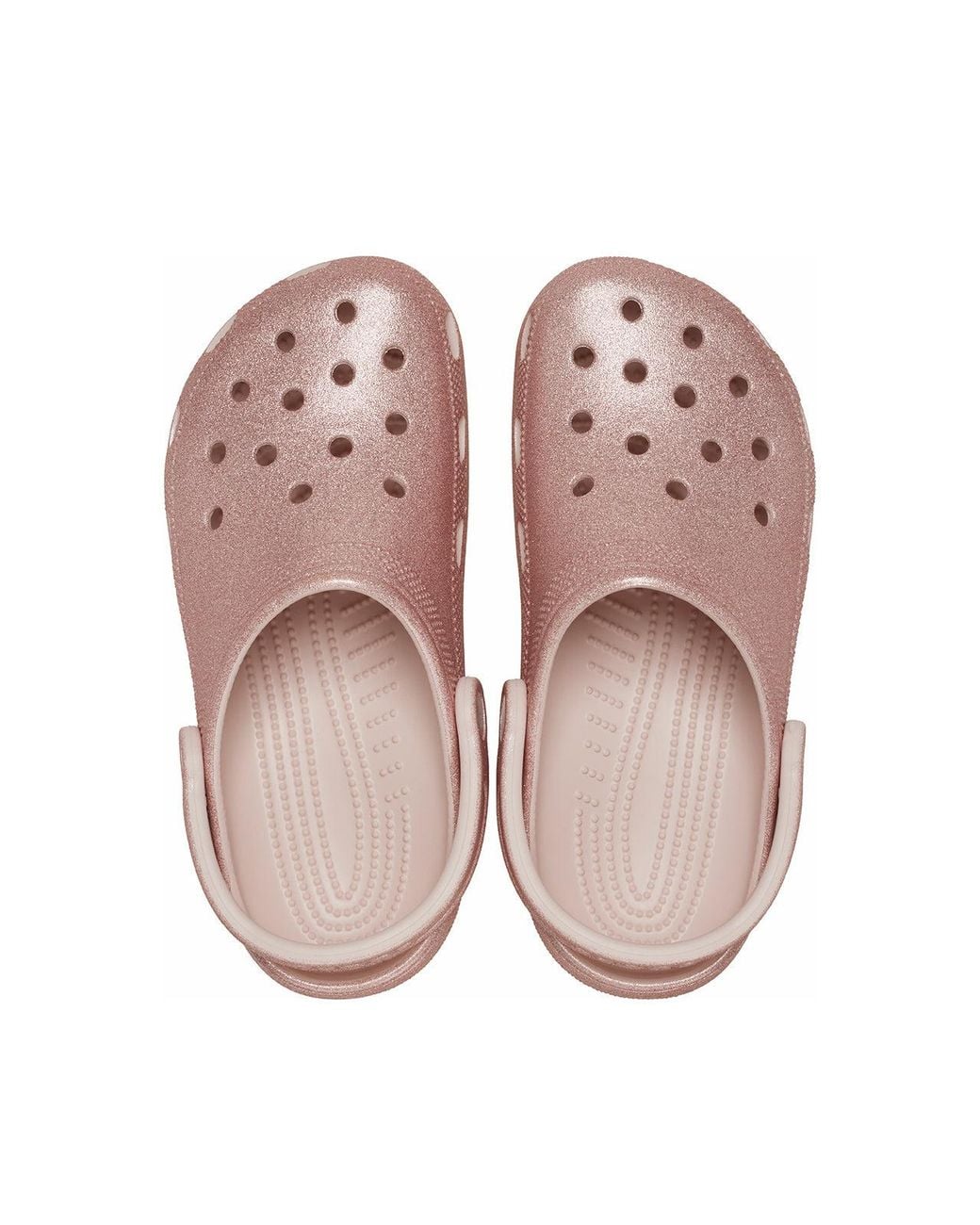 CROCSTM Pink (Wmns) Classic Glitter Clogs