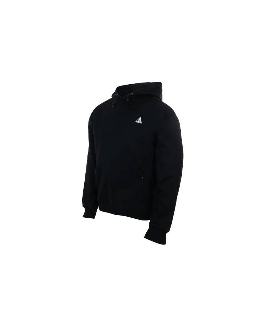 Nike Black Acg Casual Embroidered Logo Hooded Pullover Long Sleeves for men