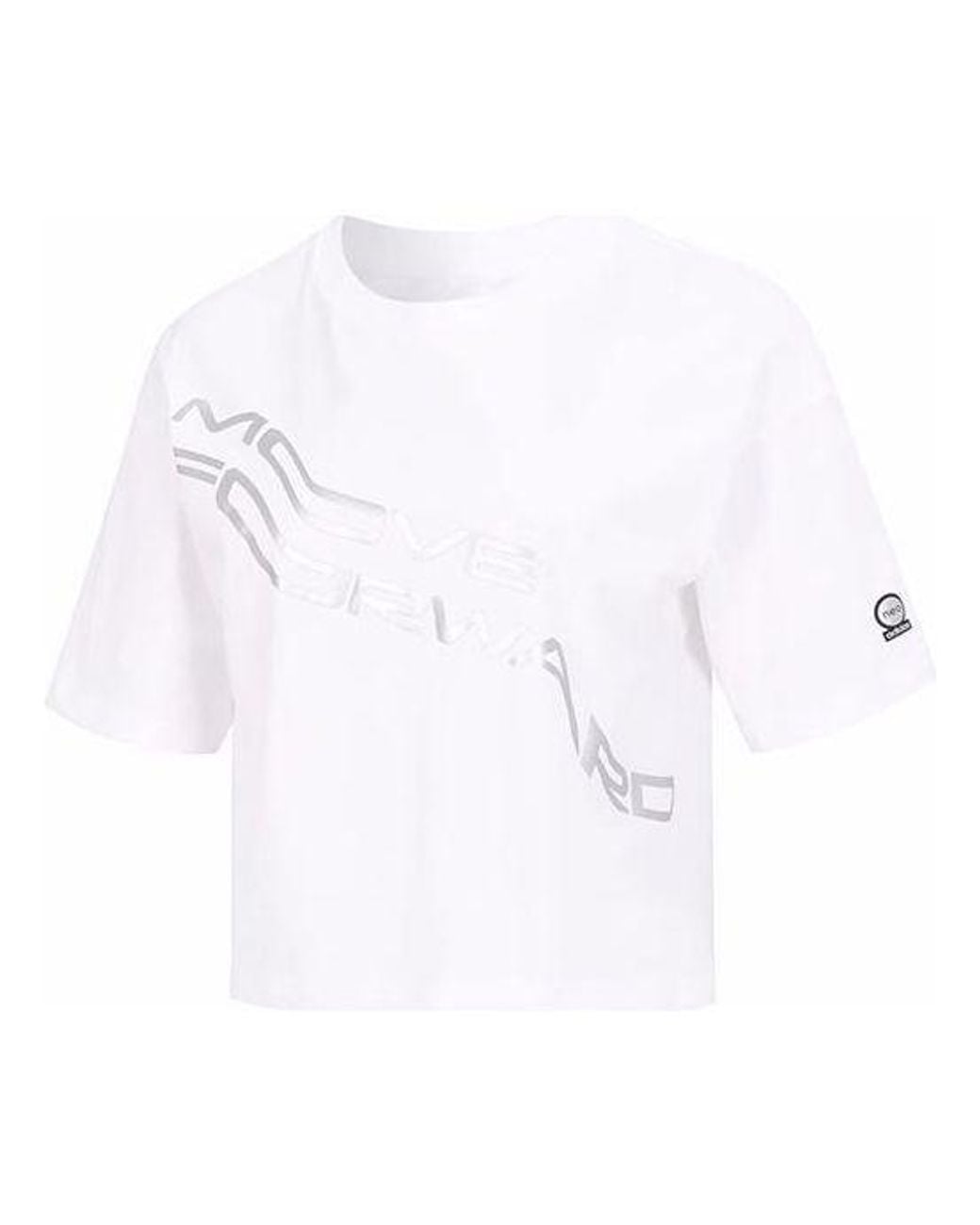 Adidas White (Wmns) Neo Logo T-Shirts