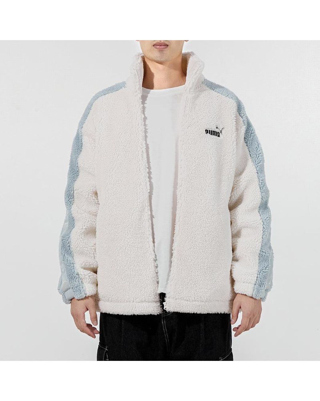 PUMA Multicolor Tape Sherpa Jacket for men