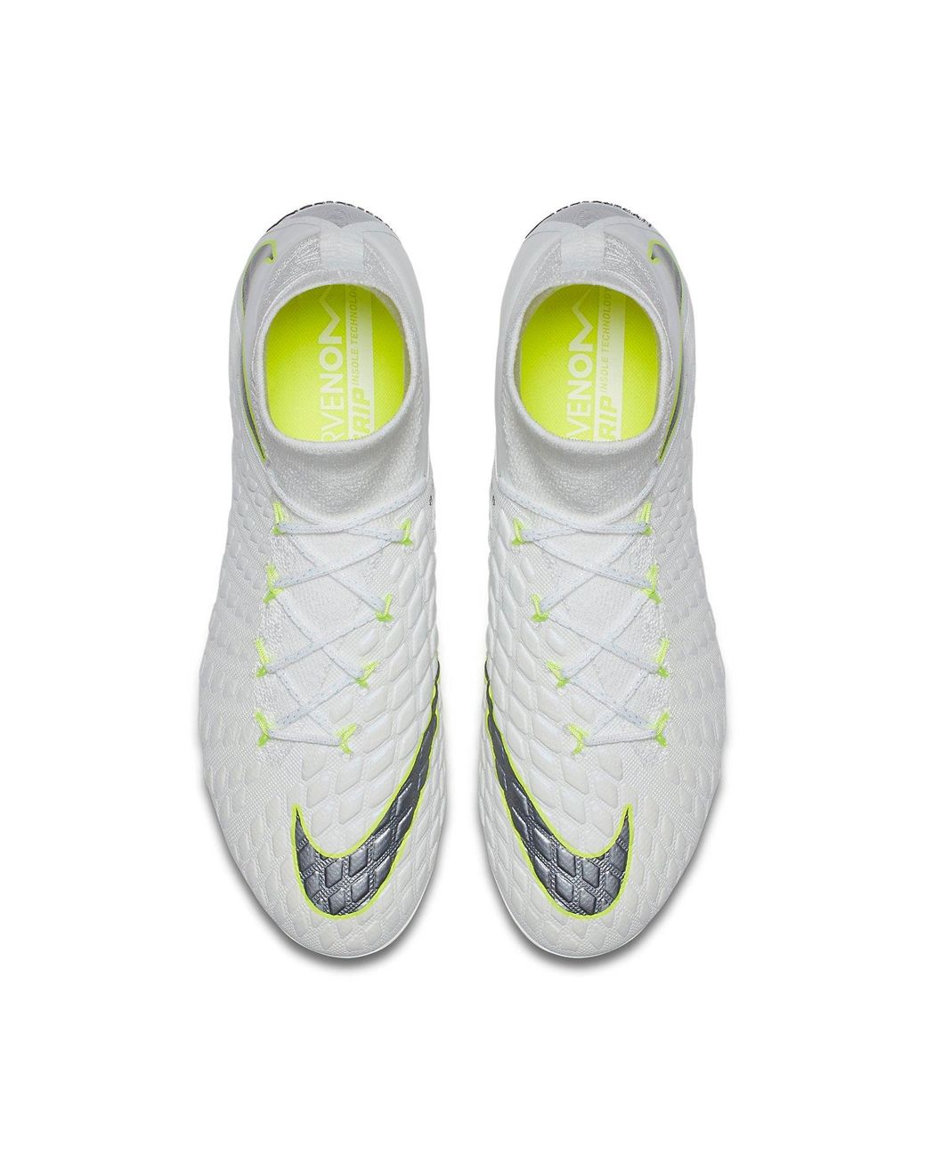 Nike White Phantom 3 Elite Ag Pro Volt' for men