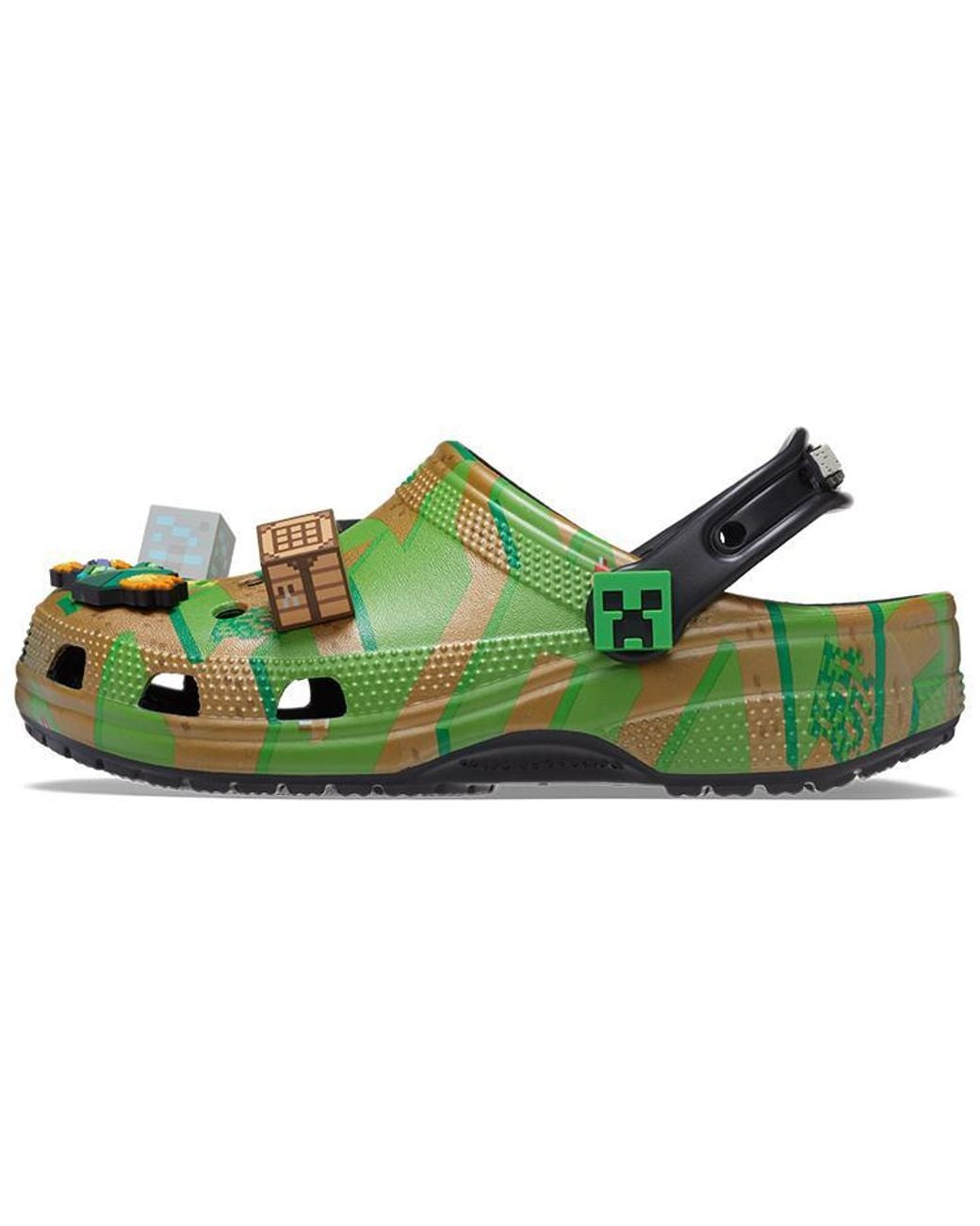 CROCSTM Green Mincraft Classic Clog Zoccoli for men