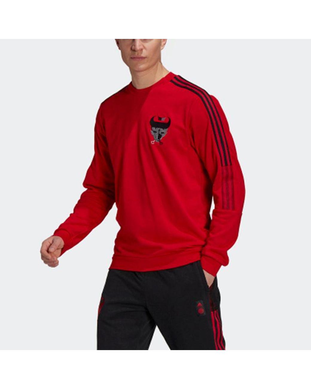Adidas Red Fc Bayern 20/21 Chinese New Year Sweatshirt for men