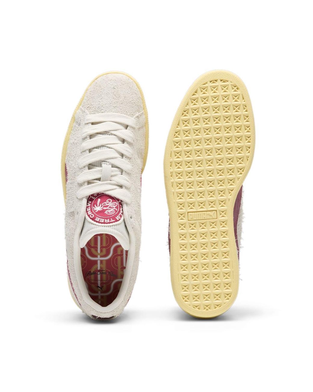 PUMA White X Palm Tree Crew Suede R 'Vapor Club' for men