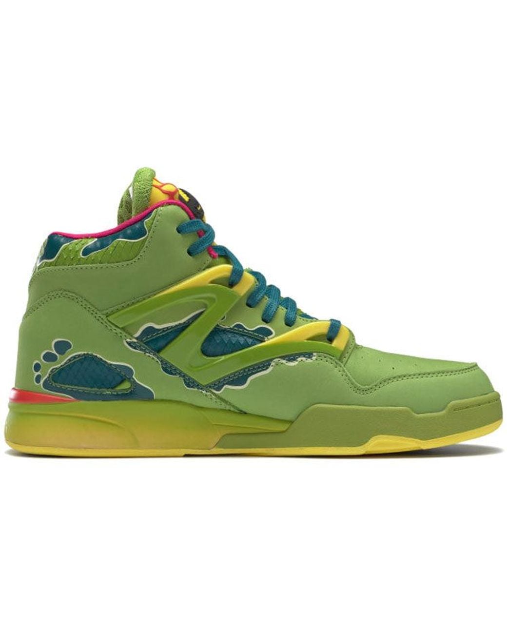 Reebok Green Jurassic Park X Pump Omni Zone 2 'Dilophosaurus' for men