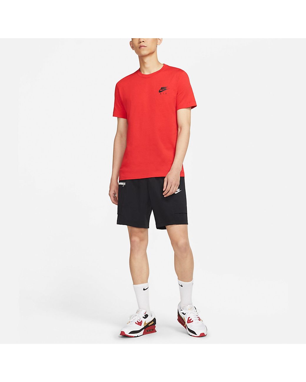 Nike Red As Sportswear Tee Air Gx University for men