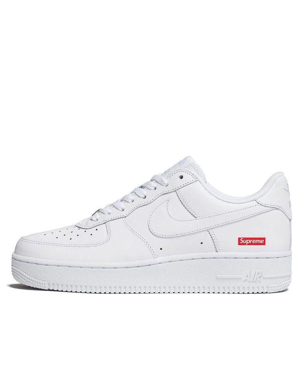 Nike White X Supreme Air Force 1 Low 'Box Logo for men