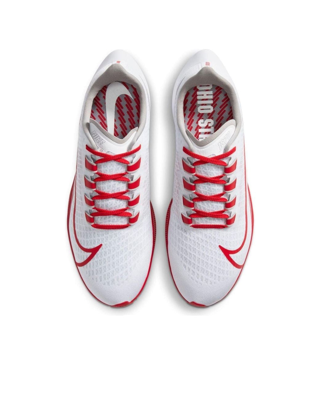 Nike White Air Zoom Pegasus 37 'Ohio State' for men