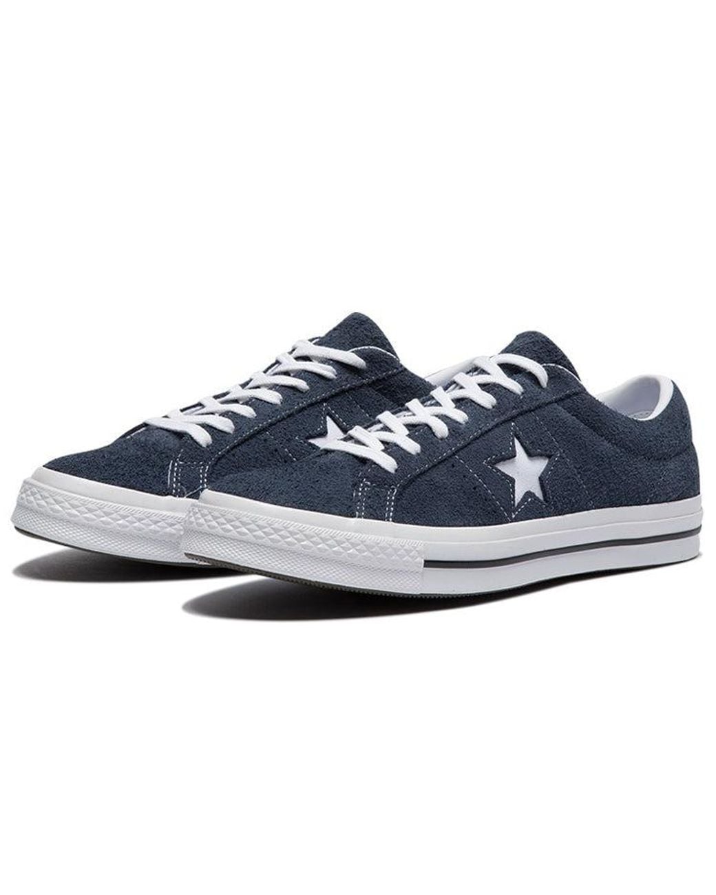 Converse Blue One Star Ox Premium Suede 'Dark' for men