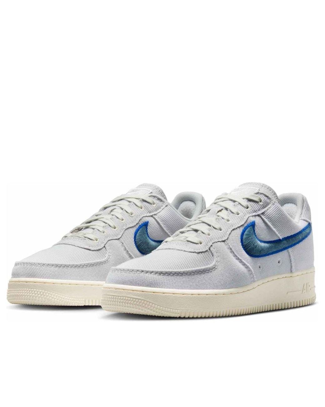 Nike Blue Air Force 1 Low Canvas 'Photon Dust Smokey' for men