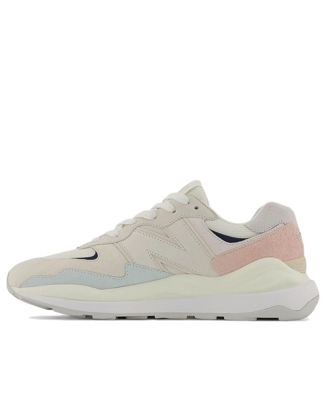New Balance White 57/40 'Sea Salt Vintage Rose' for men