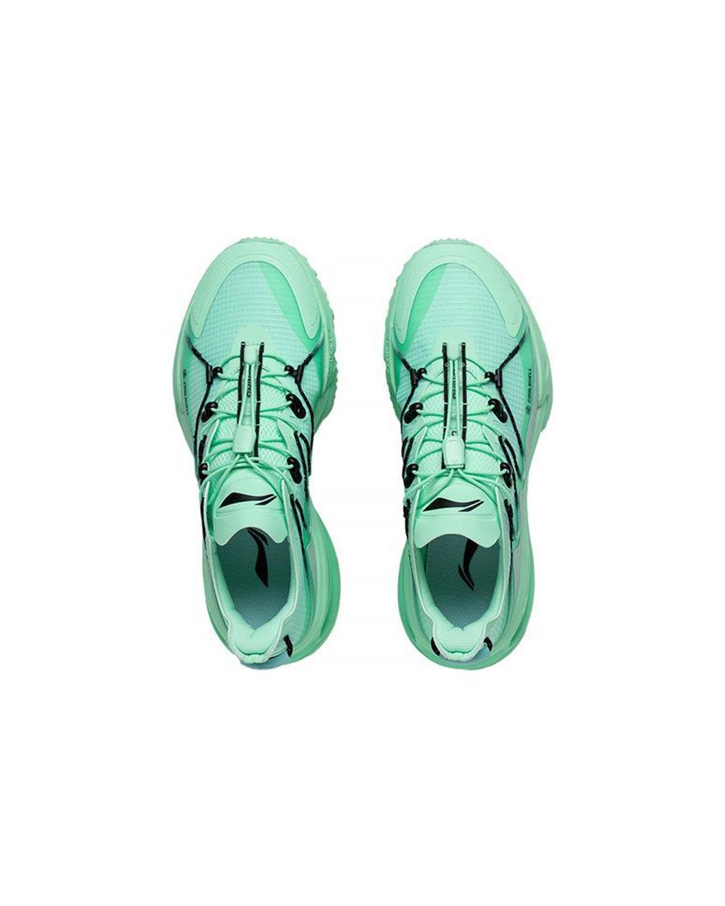 Li-ning Green Yijie Hiking Shoes 'Water' for men