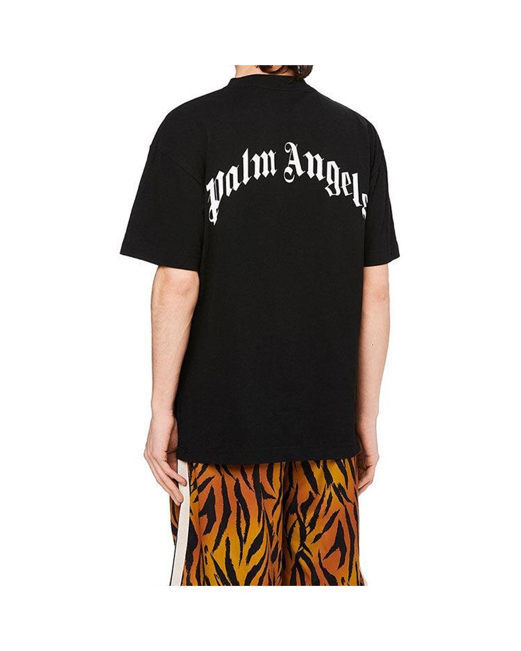 Palm Angels Black Bear Short-Sleeve Tee for men