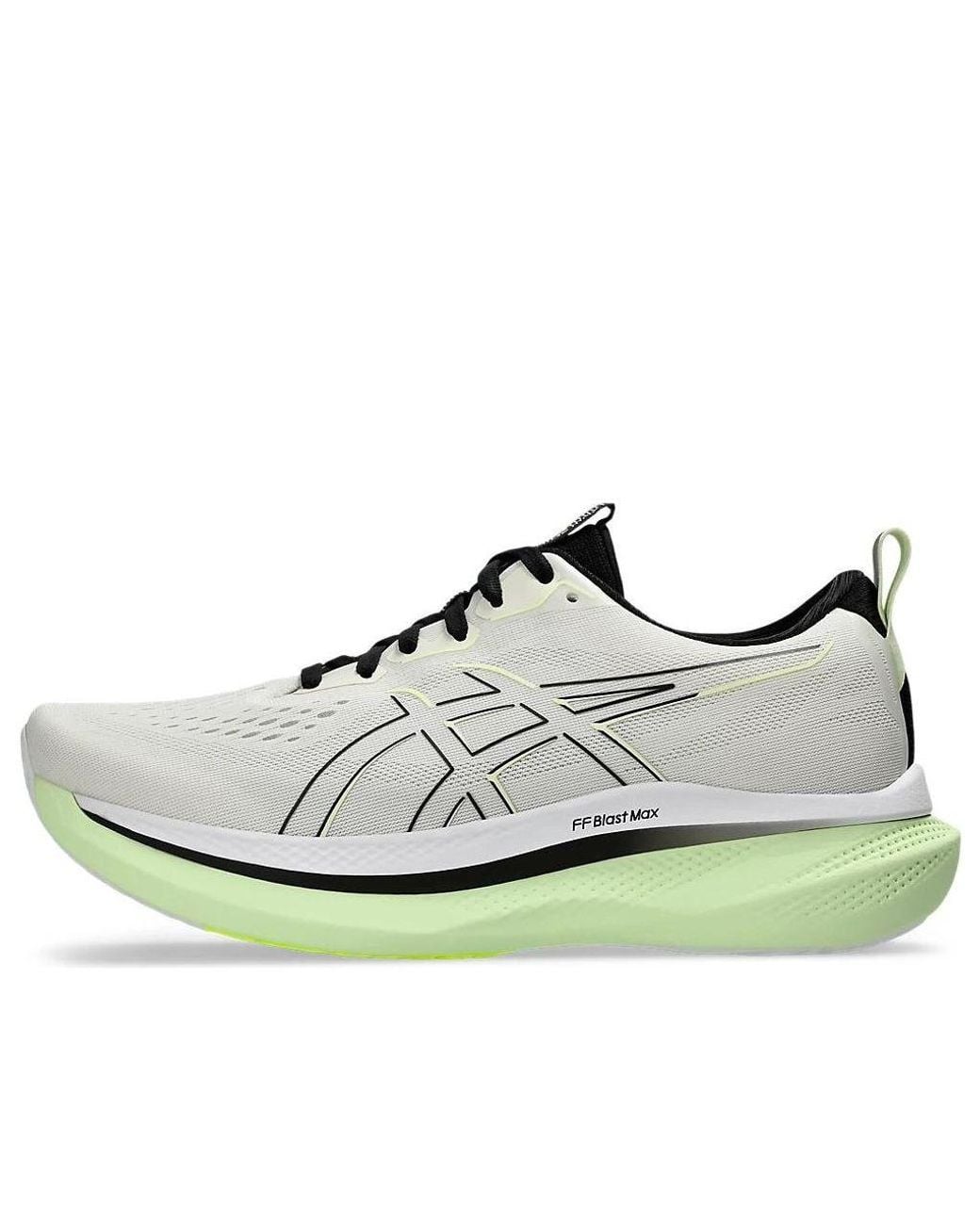 Asics White Glideride Max Running Shoes for men