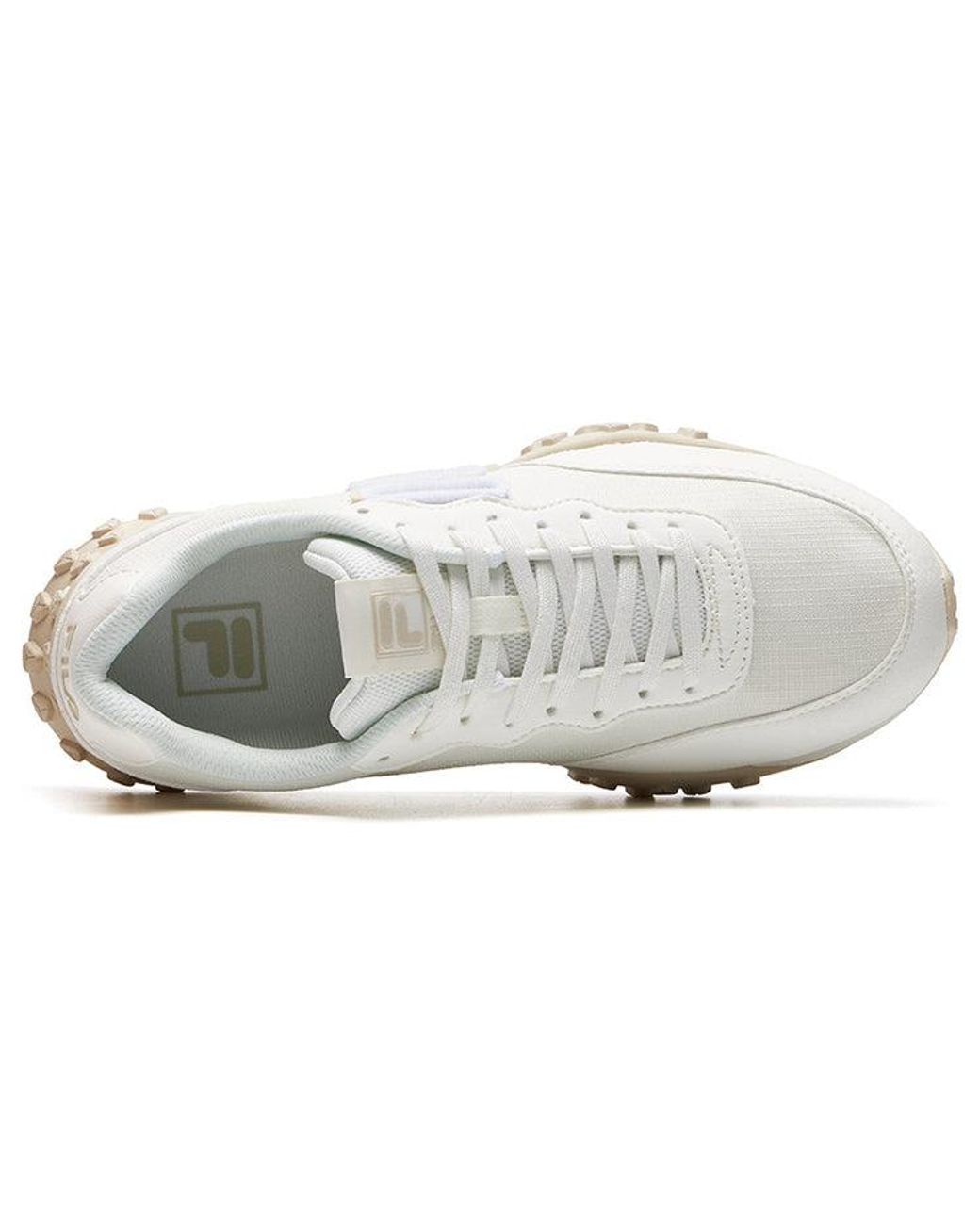 Fila White (Wmns) Pacer Low Top Running Shoes