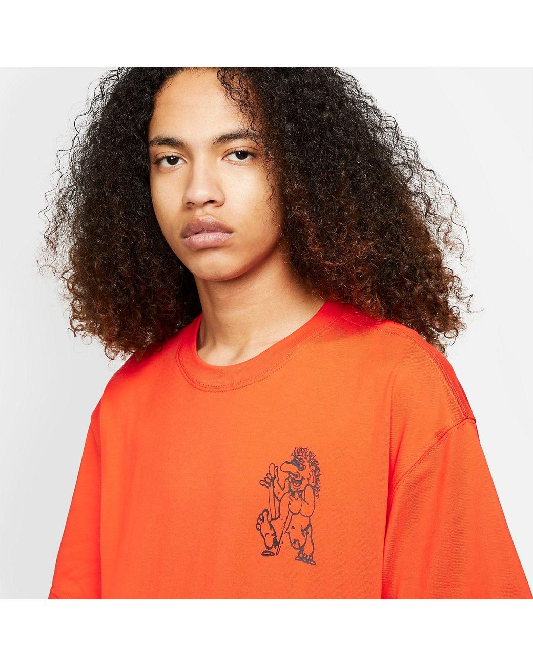 Nike Orange Acg Troll Tee 'Rush' for men