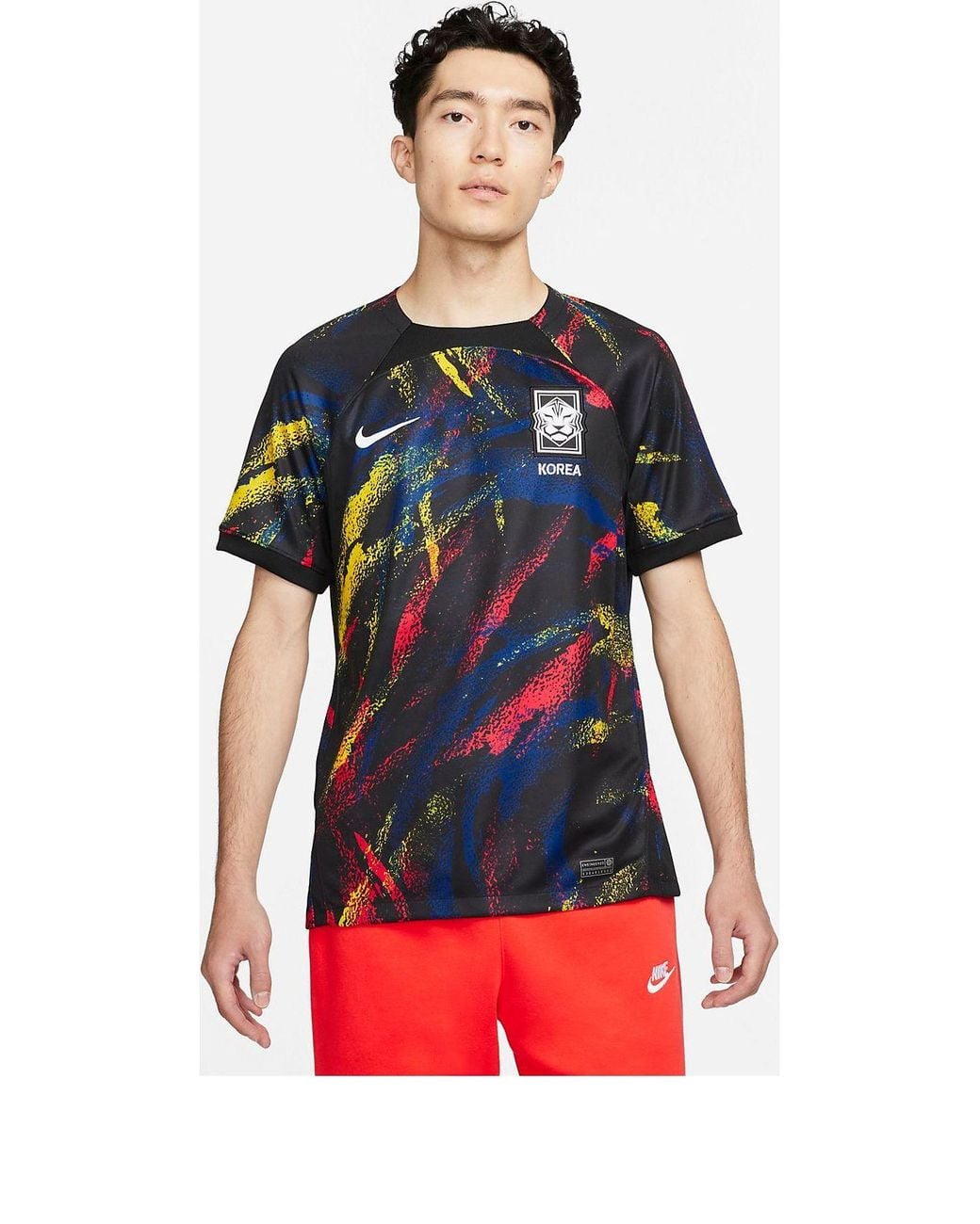 Nike Red Korea 2022/23 Stadium Home Dri-Fit Soccer Jersey for men