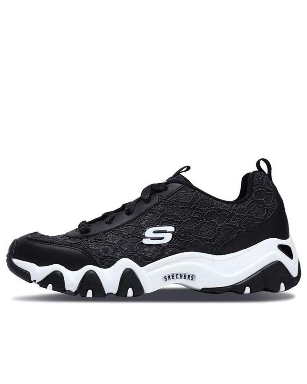 Skechers Black (Wmns) D'Lites 2.0 Running Shoes