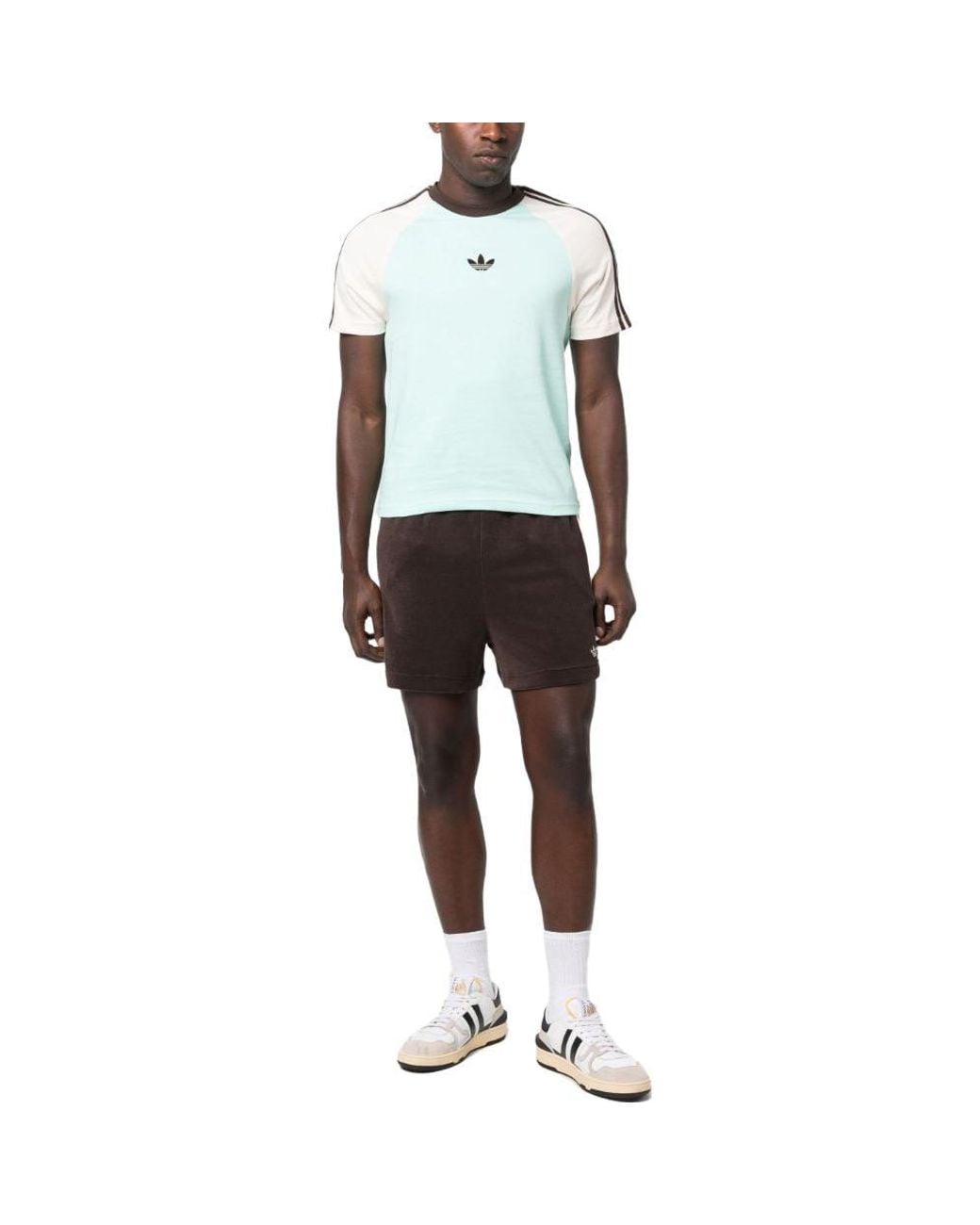 Adidas Blue X Wales Bonner Short Sleeve T-Shirt 'Clear Mint' Ij8354 for men