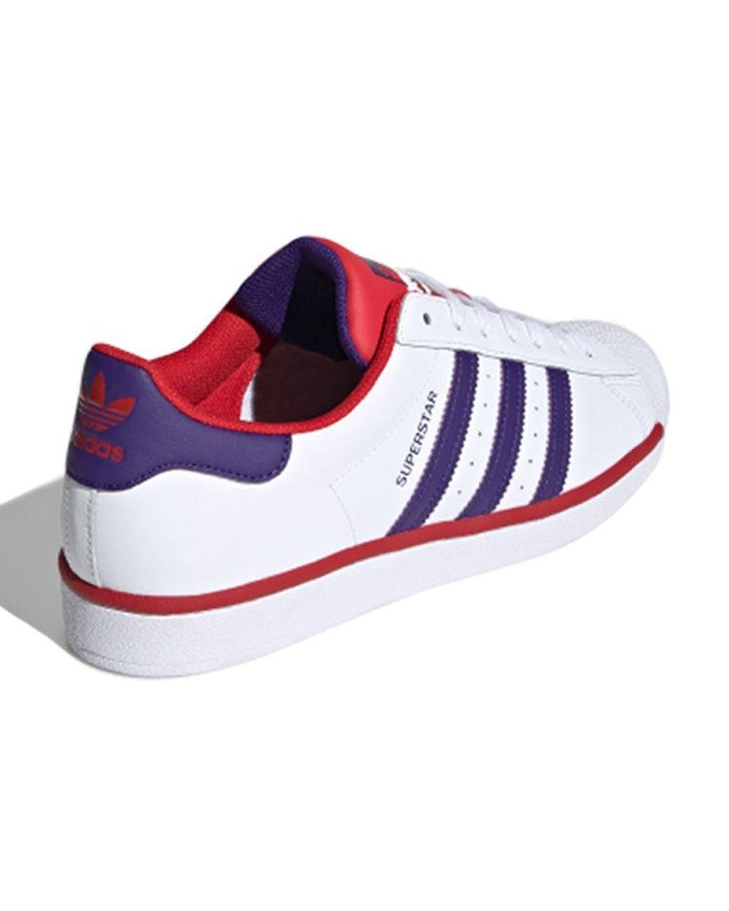 Adidas Blue Adidas Superstar Purple Scarlet for men