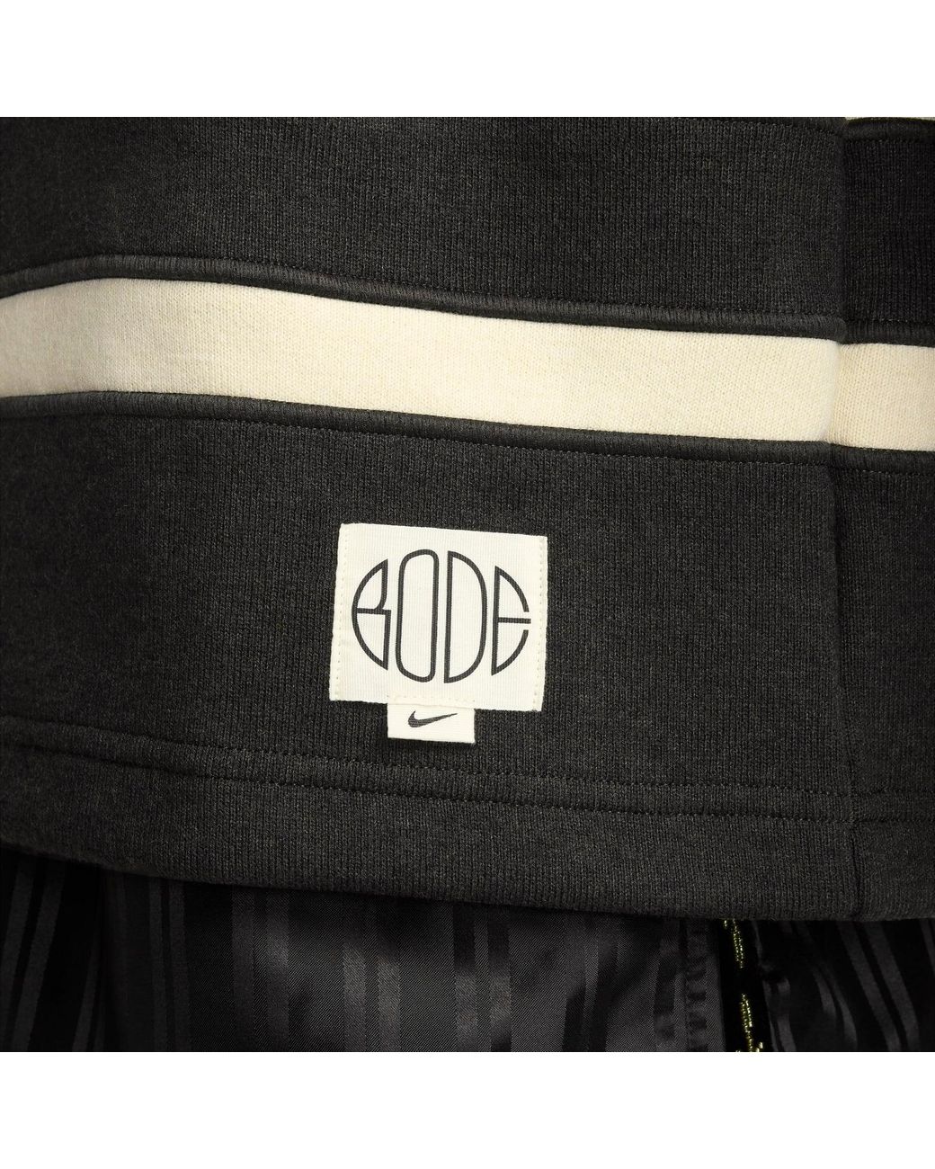 Nike Black X Bode Astro Grabber Lacing Knit Sweater Asia Sizing 'Shaded Natural Linen' for men