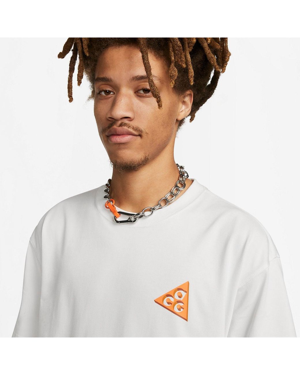 Nike White Acg Vortex T-Shirt 'Summit' for men