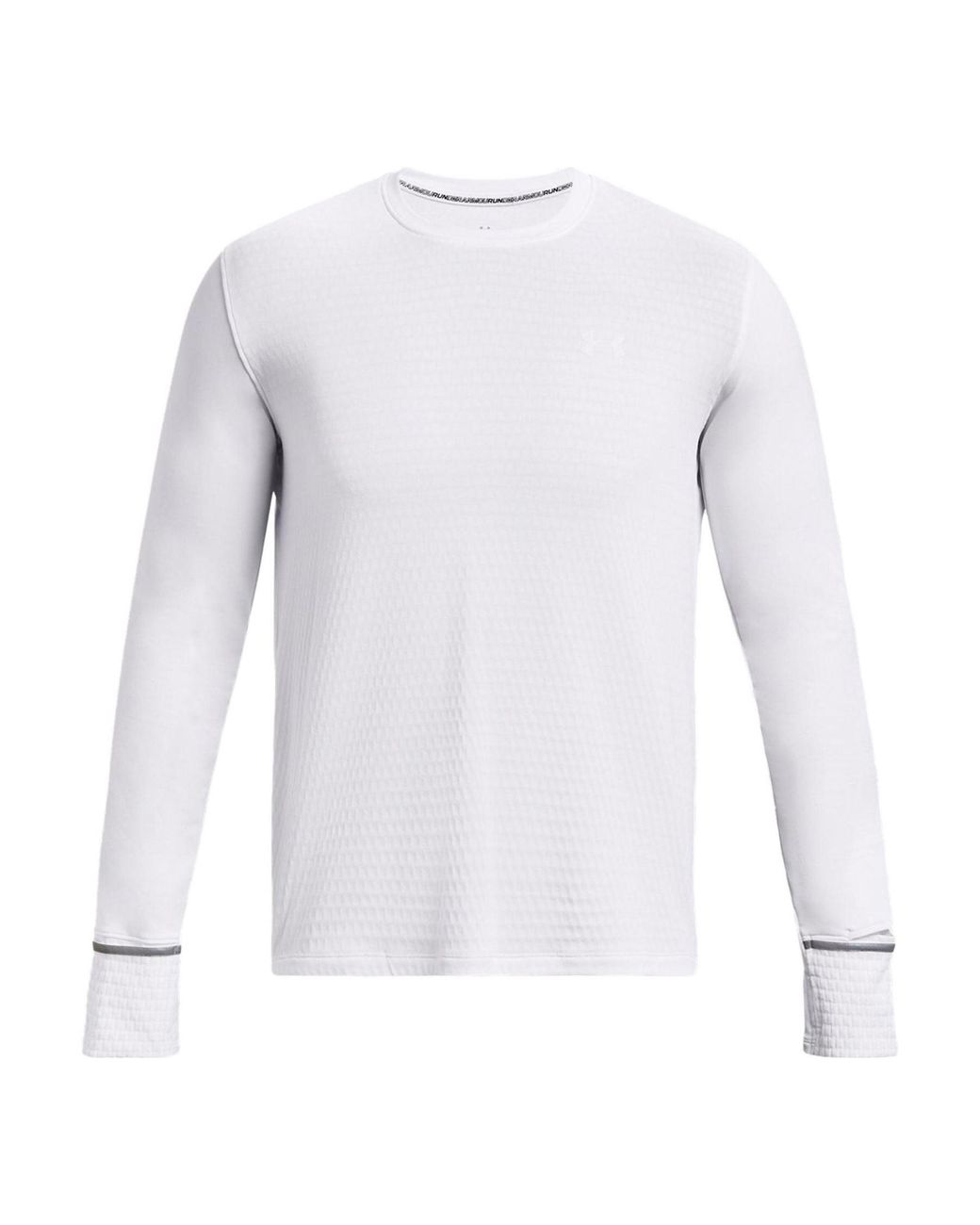 Under Armour White Qualifier Long Sleeve T-Shirt for men