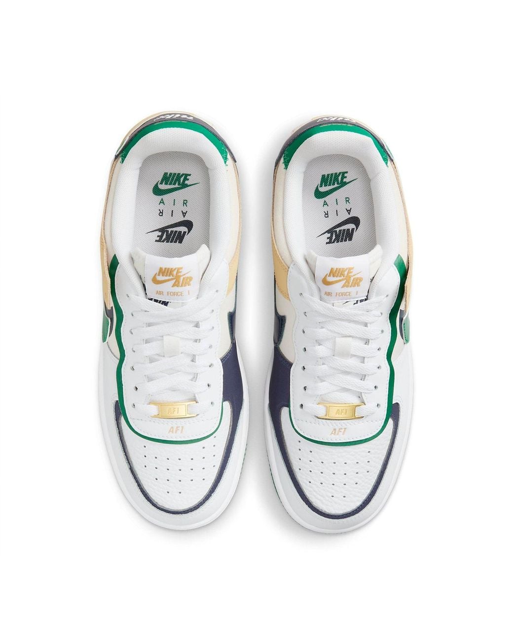Nike Blue (Wmns) Air Force 1 Shadow Malachite Sesame'