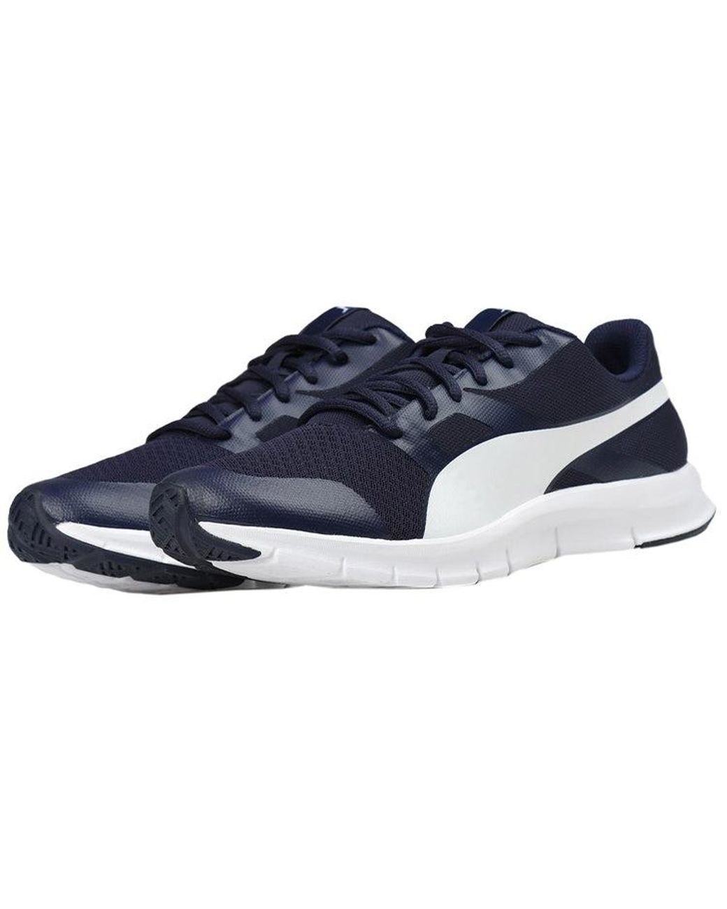 PUMA Blue Flexracer Non-Slip Cozy Low Top Sports Skate Shoes for men