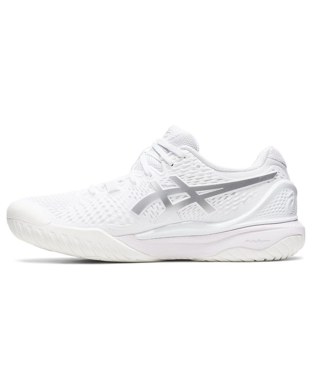 Asics White (Wmns) Gel-Resolution 9 Wide Pure'