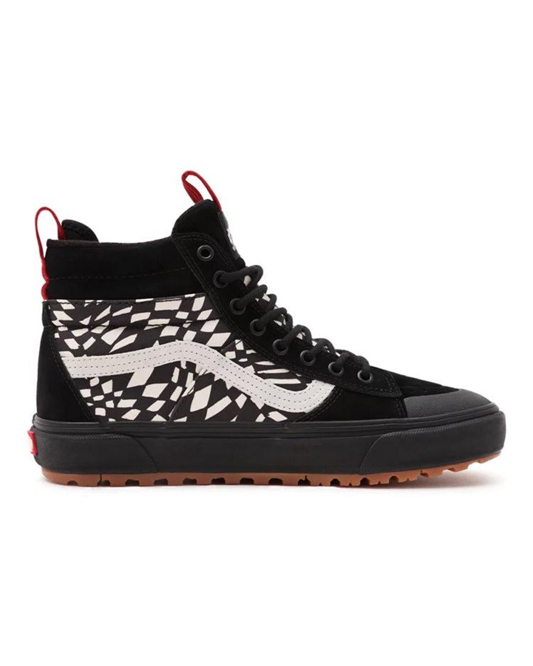 Vans Black Sk8-Hi Mte-2 'Warp Checkerboard' for men